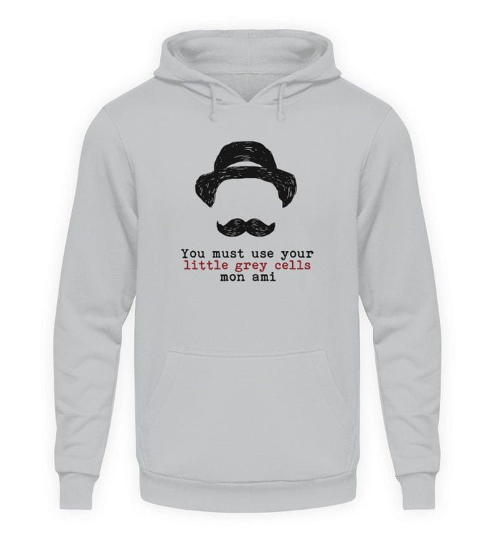 HOODIE MÄDELS • HERCULE-POIROT: USE YOUR GREY CELLS-HARLEKINSHOP