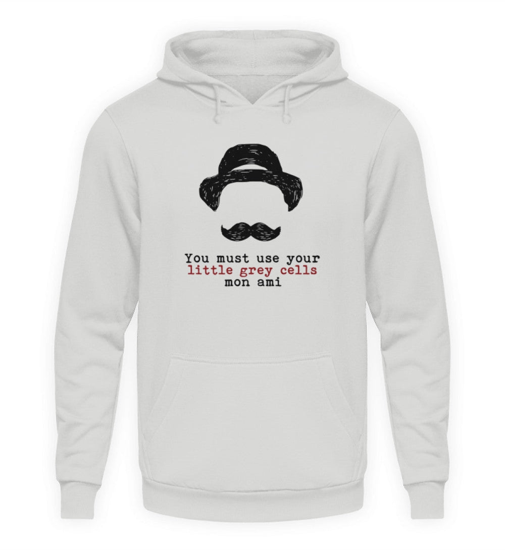 HOODIE MÄDELS • HERCULE-POIROT: USE YOUR GREY CELLS-HARLEKINSHOP
