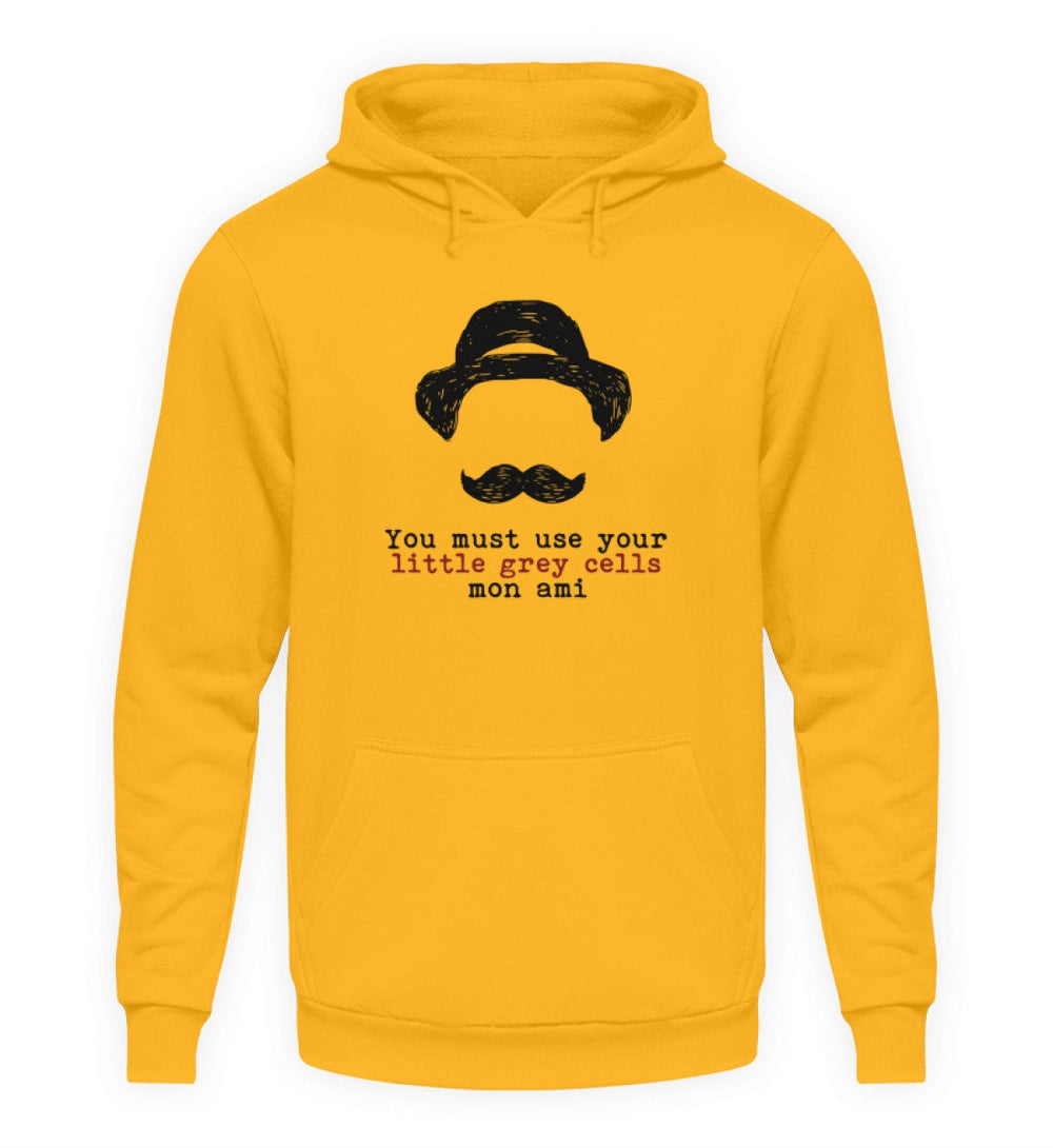 HOODIE MÄDELS • HERCULE-POIROT: USE YOUR GREY CELLS-HARLEKINSHOP