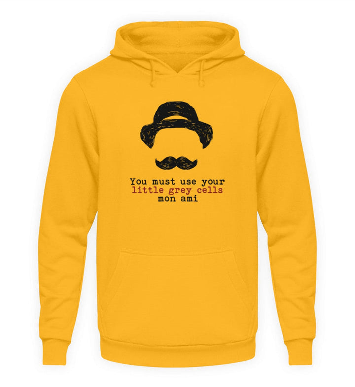 HOODIE MÄDELS • HERCULE-POIROT: USE YOUR GREY CELLS-HARLEKINSHOP
