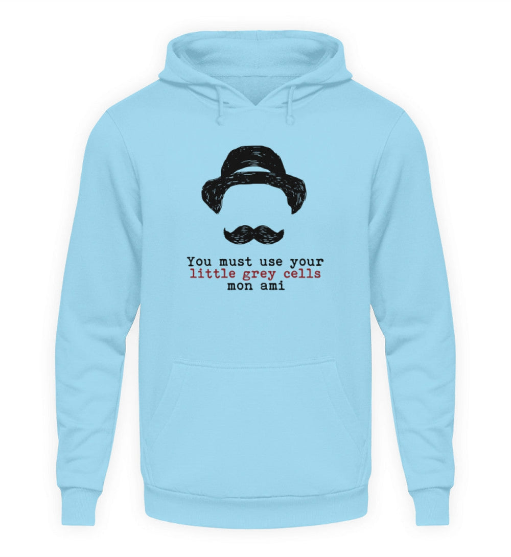 HOODIE MÄDELS • HERCULE-POIROT: USE YOUR GREY CELLS-HARLEKINSHOP