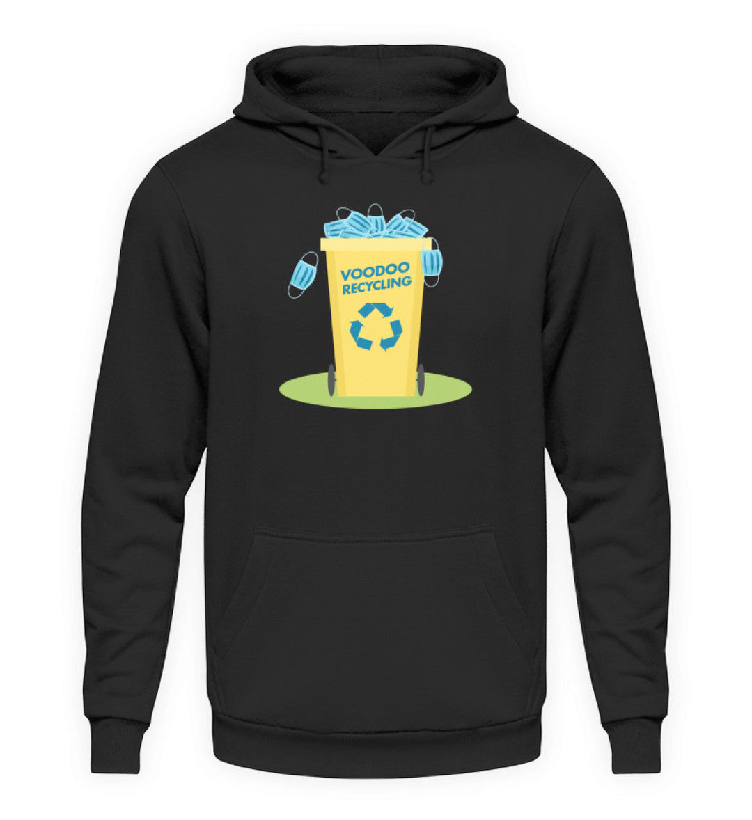 HOODIE MÄDELS • MASKEN VOODOO RECYCLING-HARLEKINSHOP