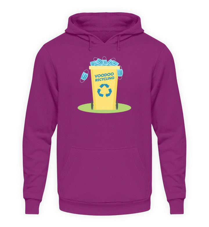 HOODIE MÄDELS • MASKEN VOODOO RECYCLING-HARLEKINSHOP
