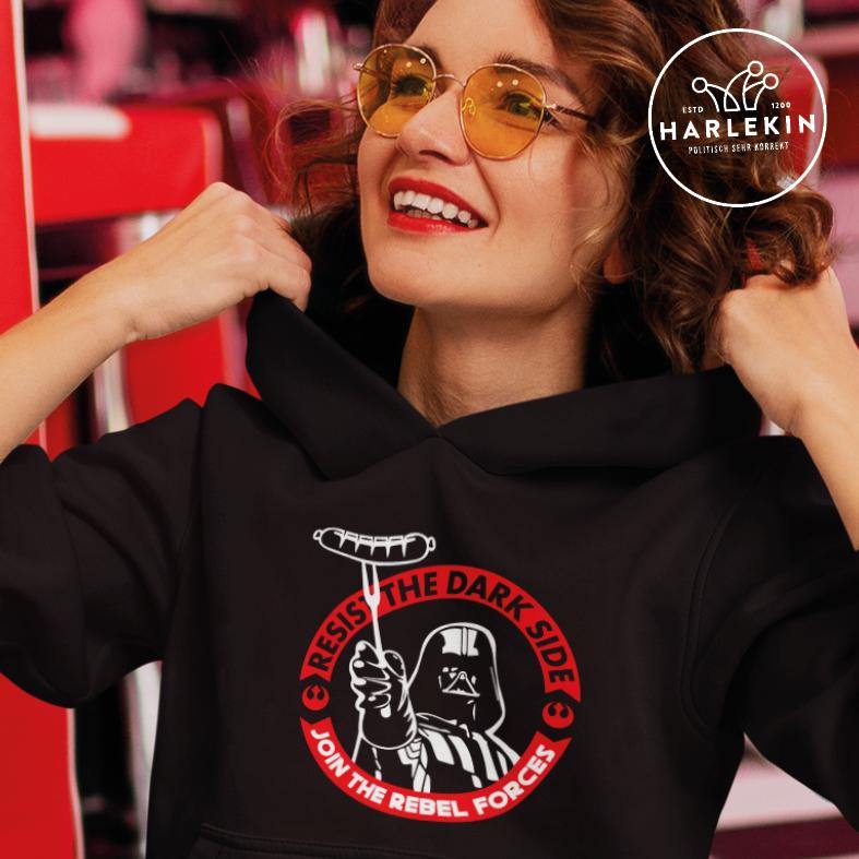HOODIE MÄDELS • RESIST THE DARK SIDE-HARLEKINSHOP