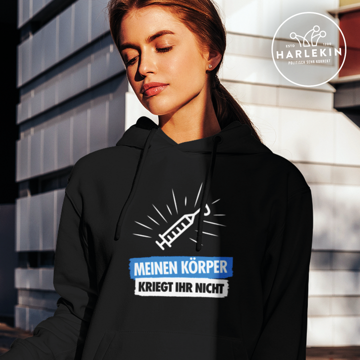 HOODIE MÄDELS • SPRITZE / IMPFUNG-HARLEKINSHOP