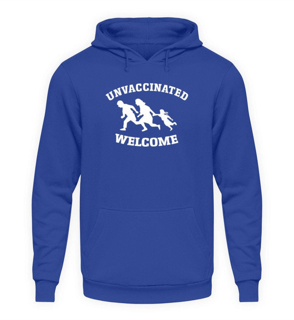 HOODIE MÄDELS • UNVACCINATED WELCOME-HARLEKINSHOP