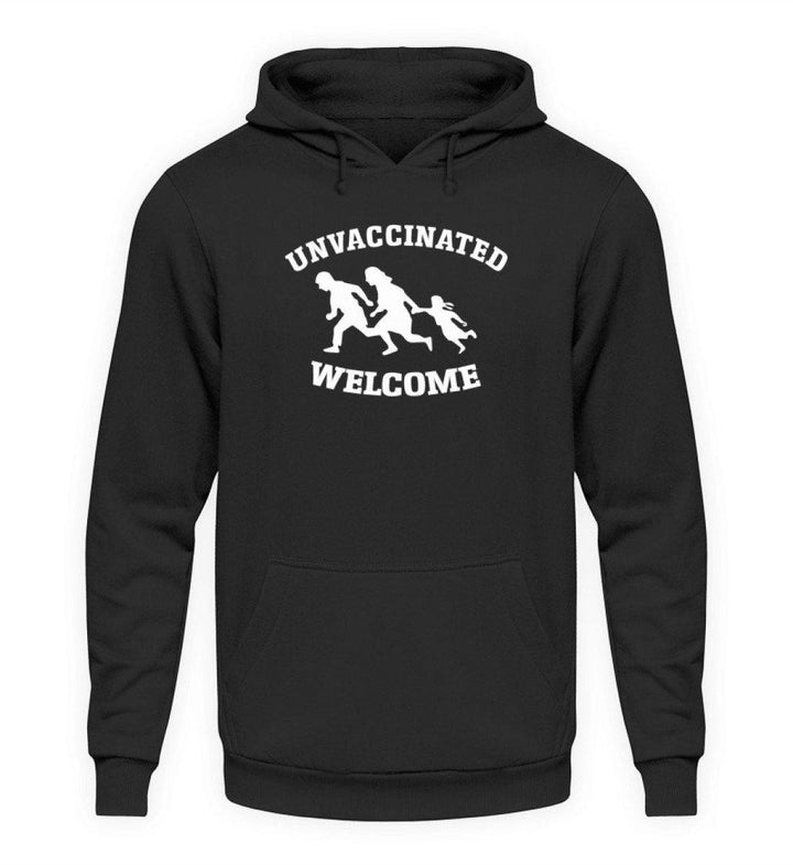 HOODIE MÄDELS • UNVACCINATED WELCOME-HARLEKINSHOP