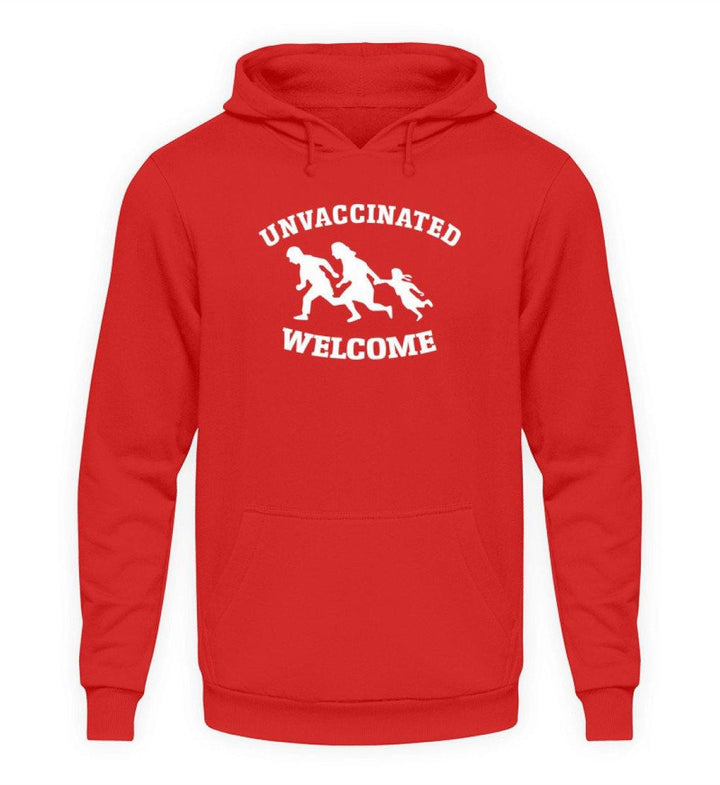 HOODIE MÄDELS • UNVACCINATED WELCOME-HARLEKINSHOP