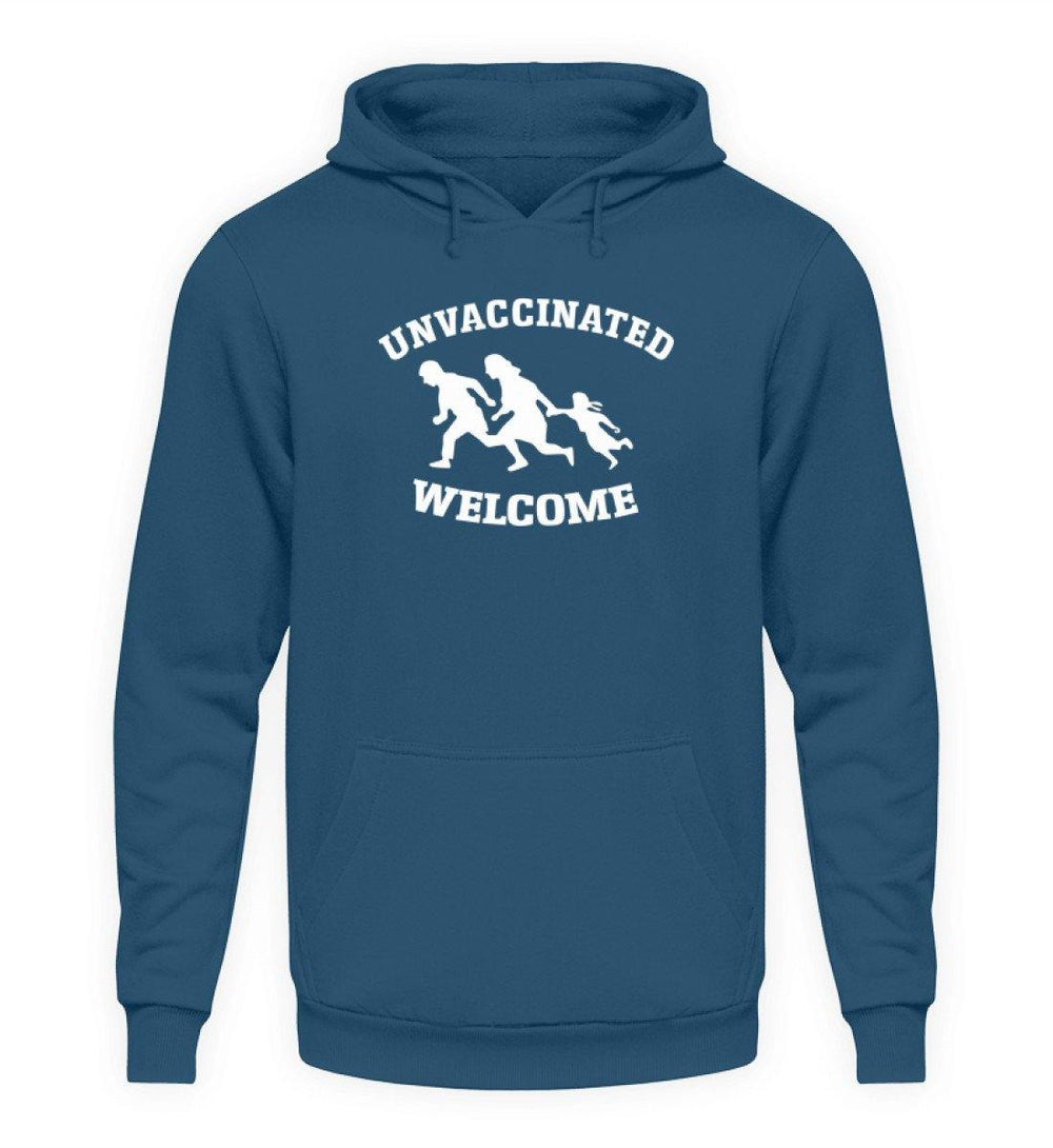 HOODIE MÄDELS • UNVACCINATED WELCOME-HARLEKINSHOP