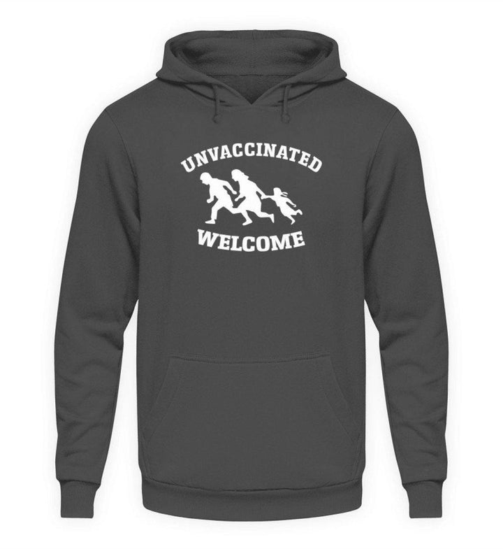 HOODIE MÄDELS • UNVACCINATED WELCOME-HARLEKINSHOP