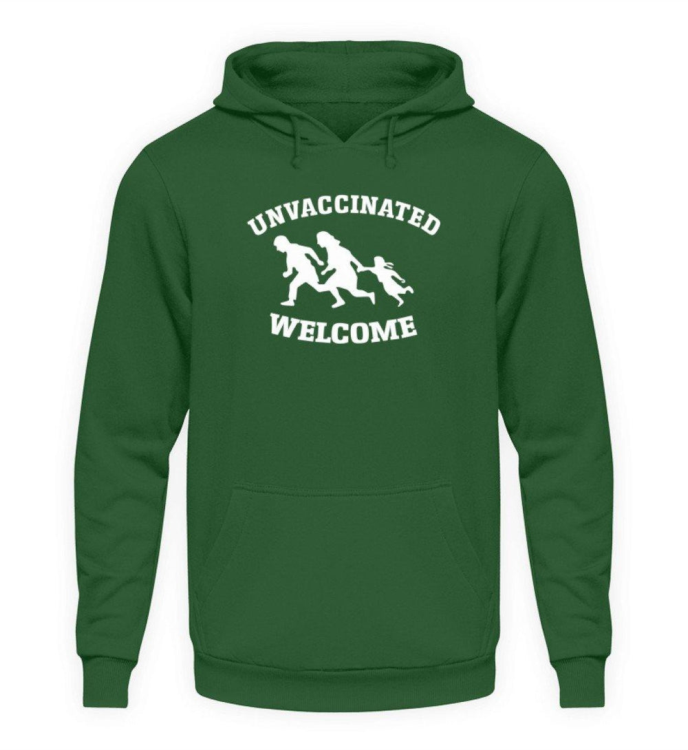 HOODIE MÄDELS • UNVACCINATED WELCOME-HARLEKINSHOP