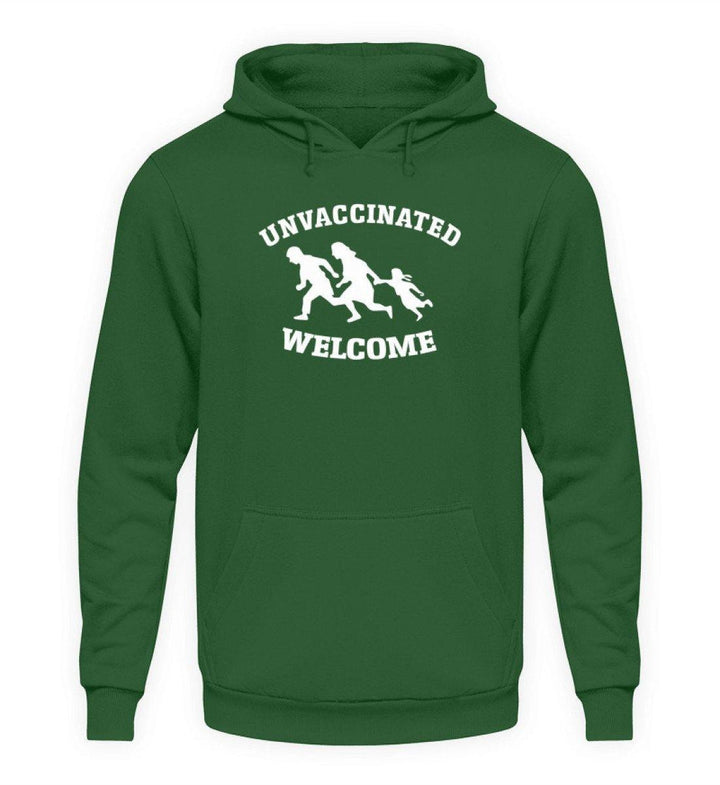 HOODIE MÄDELS • UNVACCINATED WELCOME-HARLEKINSHOP