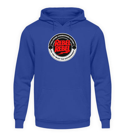 HOODIE MÄDELS • YOU EITHER UNDERSTAND HISTORY OR YOU TRUST THE GOVERNMENT-HARLEKINSHOP