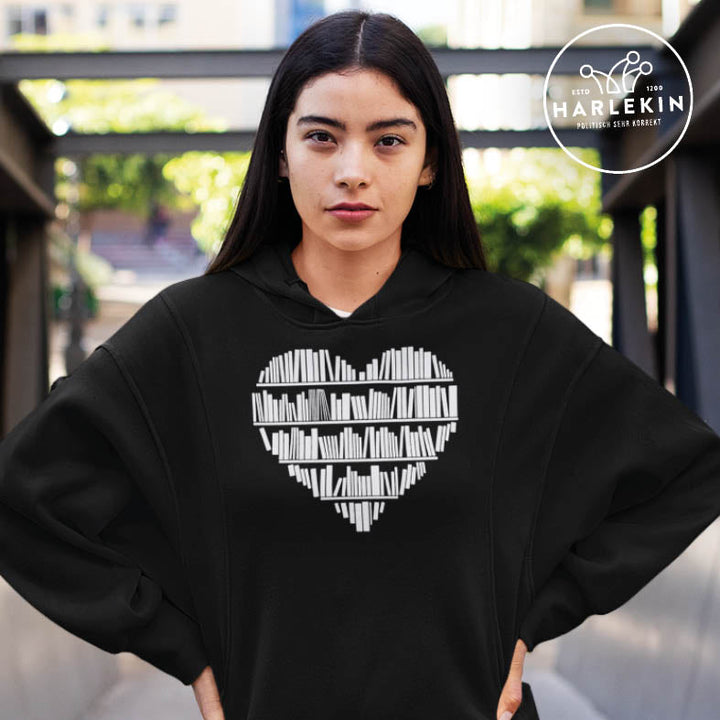 HOODIEKLEID MÄDELS • BOOK LOVER-HARLEKINSHOP