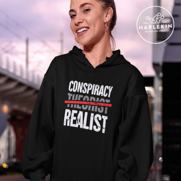 HOODIEKLEID MÄDELS • CONSPIRACY REALIST-HARLEKINSHOP