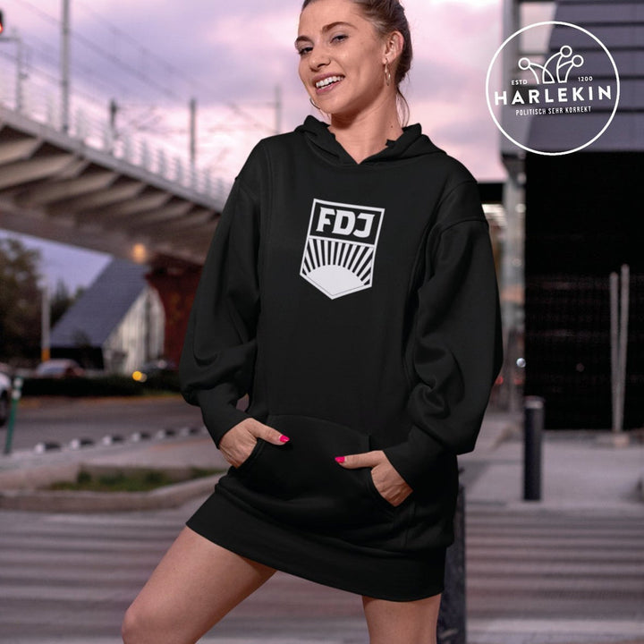 HOODIEKLEID MÄDELS • FDJ - WEISS-HARLEKINSHOP