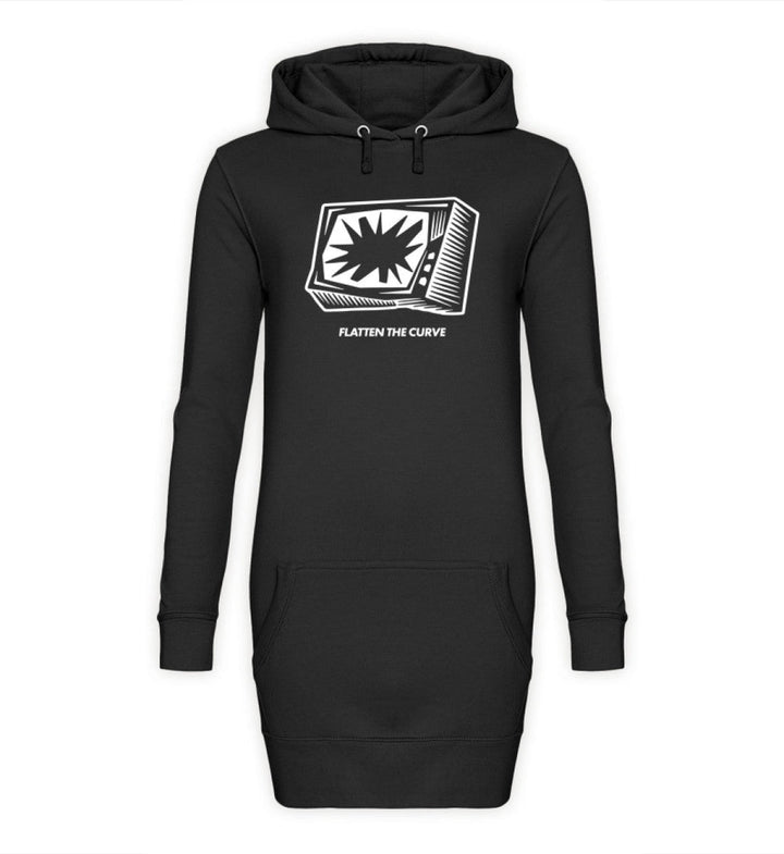 HOODIEKLEID MÄDELS • FLATTEN THE CURVE-HARLEKINSHOP