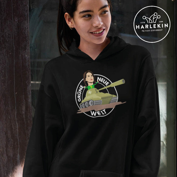 HOODIEKLEID MÄDELS • GRÜNE NEUE WELT-HARLEKINSHOP