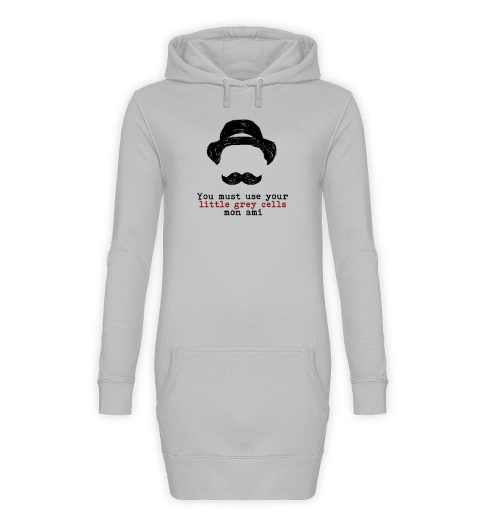 HOODIEKLEID MÄDELS • HERCULE-POIROT: USE YOUR GREY CELLS-HARLEKINSHOP