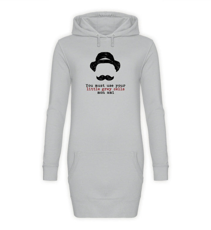 HOODIEKLEID MÄDELS • HERCULE-POIROT: USE YOUR GREY CELLS-HARLEKINSHOP