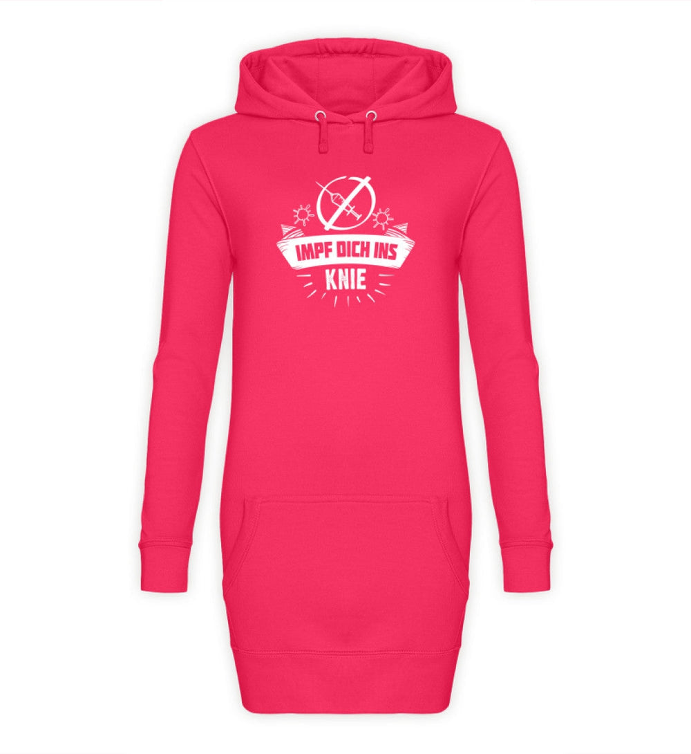 HOODIEKLEID MÄDELS • IMPF DICH INS KNIE / #IMPFTEUCHINSKNIE-HARLEKINSHOP