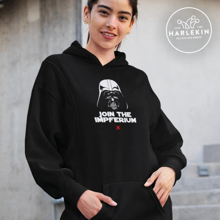 HOODIEKLEID MÄDELS • JOIN THE IMPFERIUM-HARLEKINSHOP