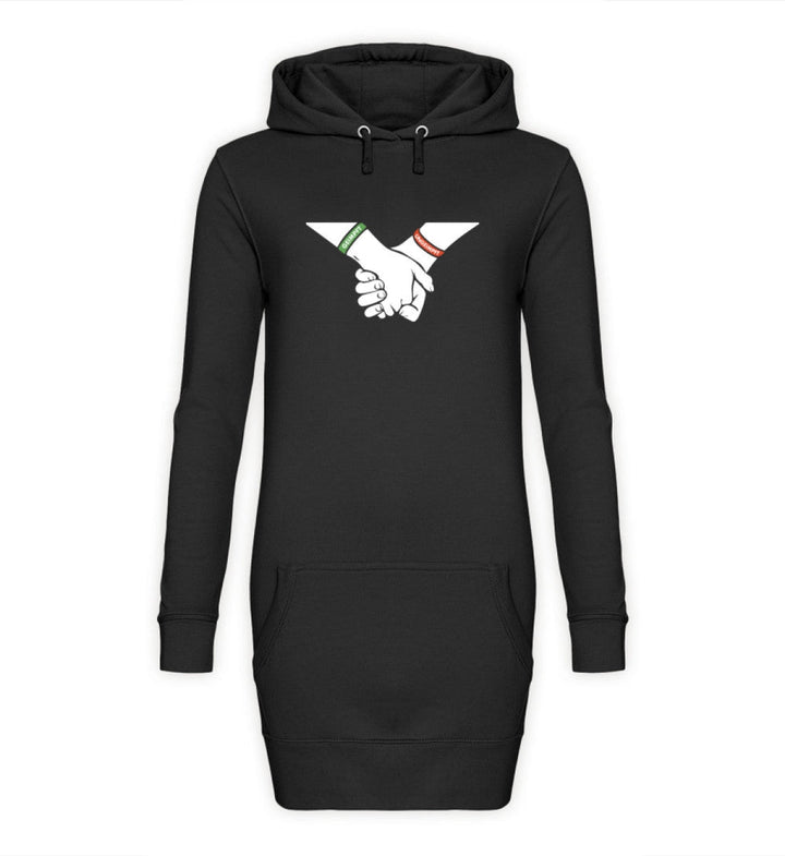 HOODIEKLEID MÄDELS • LASST EUCH NICHT SPALTEN / GEIMPFT UNGEIMPFT-HARLEKINSHOP