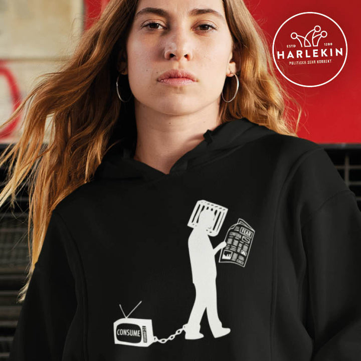 HOODIEKLEID MÄDELS • MANIPULATION-HARLEKINSHOP