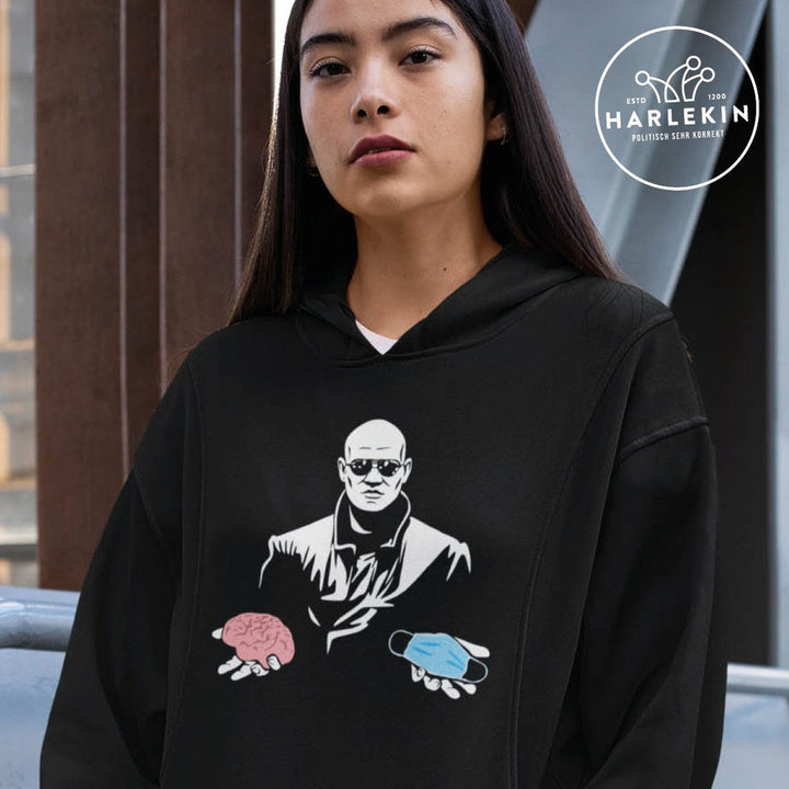 HOODIEKLEID MÄDELS • RED OR BLUE PILL / MORPHEUS-HARLEKINSHOP