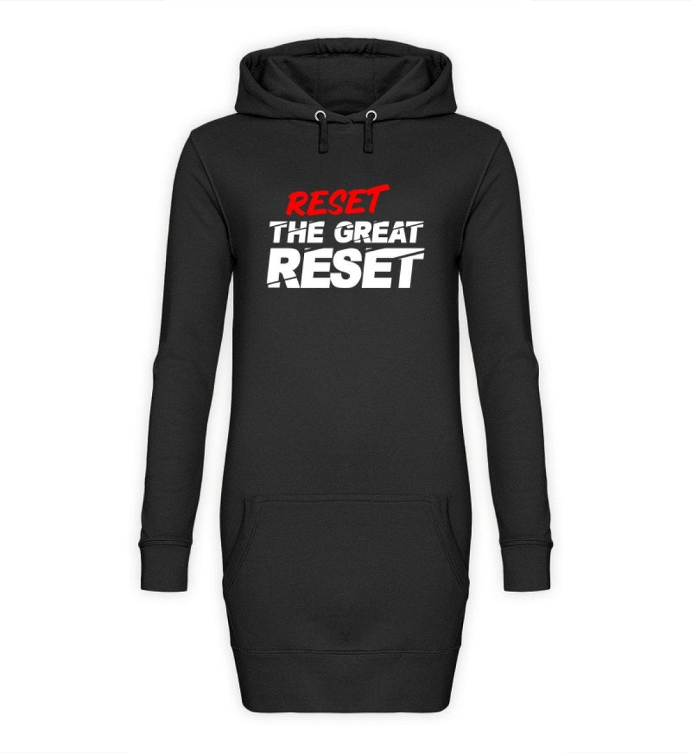 HOODIEKLEID MÄDELS • RESET THE GREAT RESET-HARLEKINSHOP