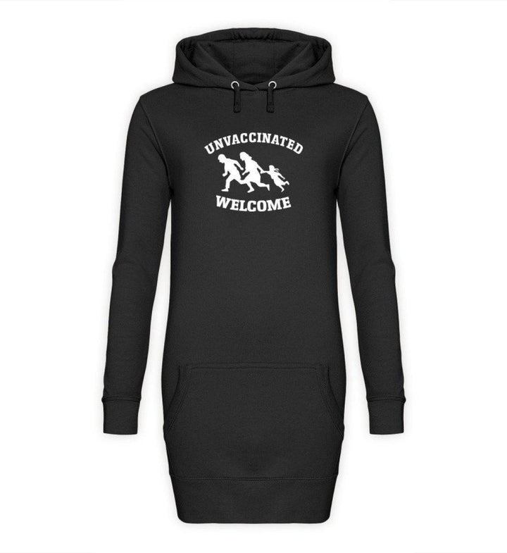 HOODIEKLEID MÄDELS • UNVACCINATED WELCOME-HARLEKINSHOP