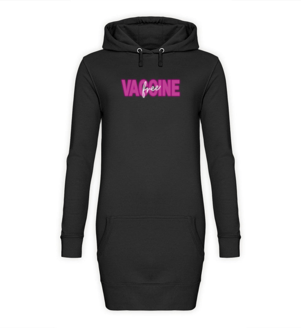 HOODIEKLEID MÄDELS • VACCINE FREE / IMPFFREI-HARLEKINSHOP