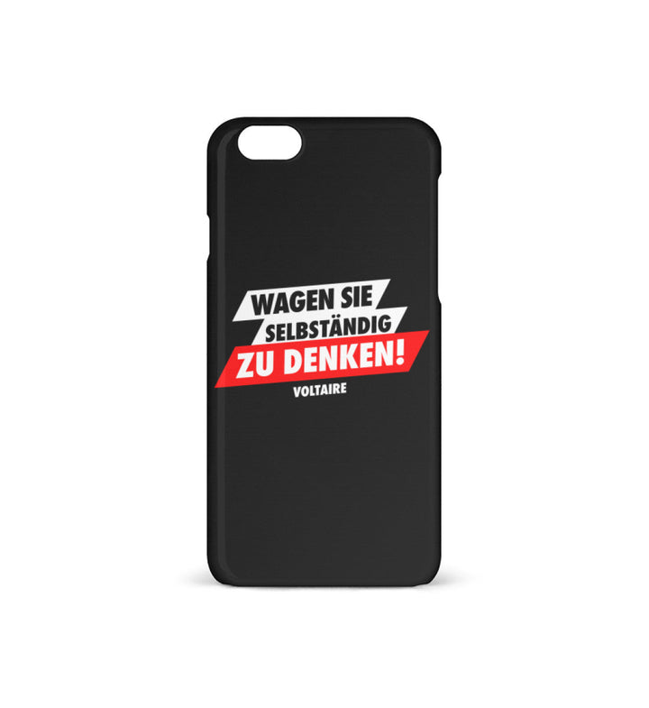 KENFM HANDYHÜLLE, HANDY CASE - IPHONE 6/6S • WAGEN SIE SELBSTÄNDIG ZU DENKEN-HARLEKINSHOP