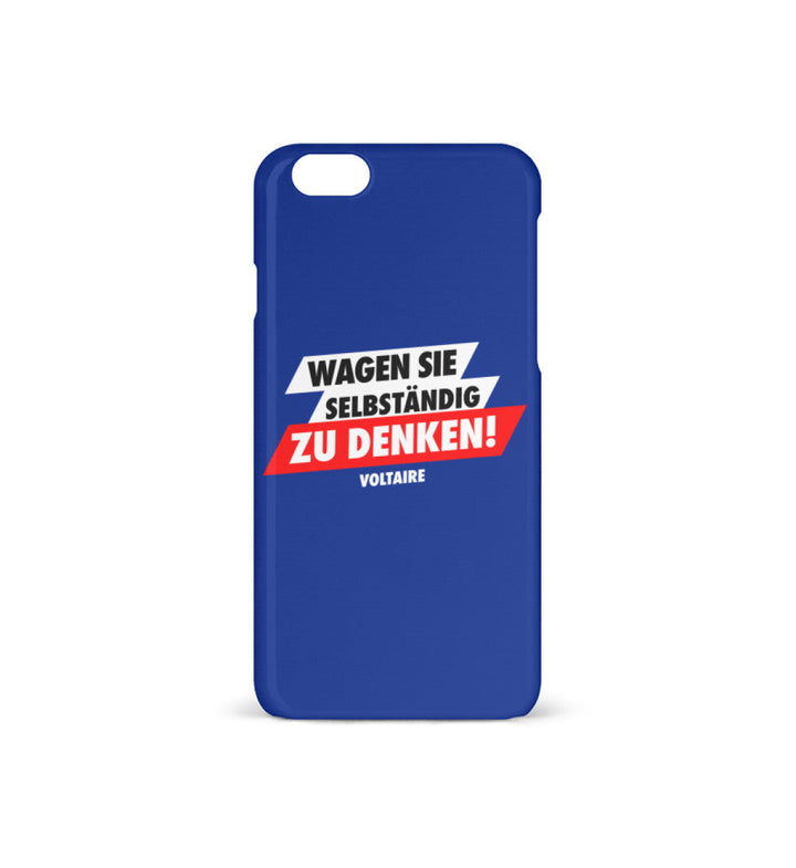 KENFM HANDYHÜLLE, HANDY CASE - IPHONE 6/6S • WAGEN SIE SELBSTÄNDIG ZU DENKEN-HARLEKINSHOP