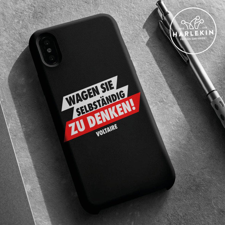 KENFM HANDYHÜLLE, HANDY CASE - IPHONE 6/6S • WAGEN SIE SELBSTÄNDIG ZU DENKEN-HARLEKINSHOP