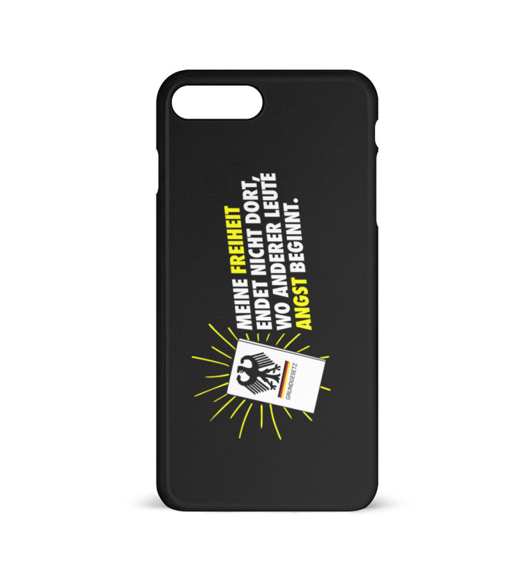 KENFM HANDYHÜLLE, HANDY CASE - IPHONE 7PLUS/8PLUS • FREIHEIT VS. ANGST-HARLEKINSHOP