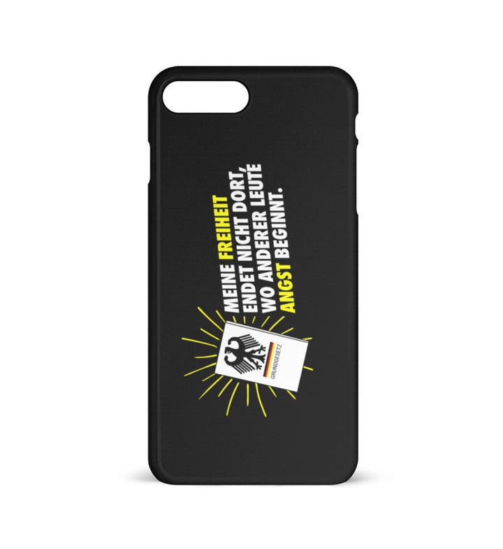 KENFM HANDYHÜLLE, HANDY CASE - IPHONE 7PLUS/8PLUS • FREIHEIT VS. ANGST-HARLEKINSHOP