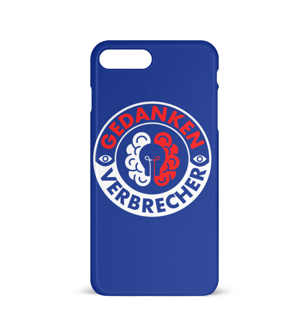 KENFM HANDYHÜLLE, HANDY CASE - IPHONE 7PLUS/8PLUS • GEDANKENVERBRECHER BADGE-HARLEKINSHOP