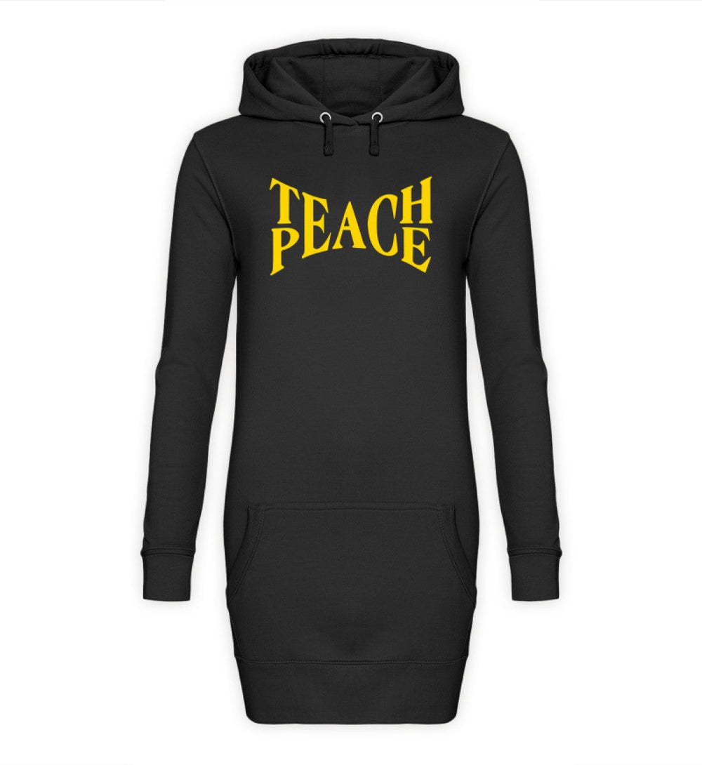 KENFM HOODIEKLEID MÄDELS • TEACH PEACE-HARLEKINSHOP
