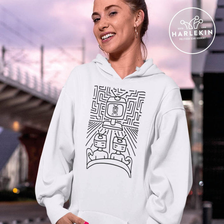 KENFM HOODIEKLEID MÄDELS • TV MANIPULATION-HARLEKINSHOP