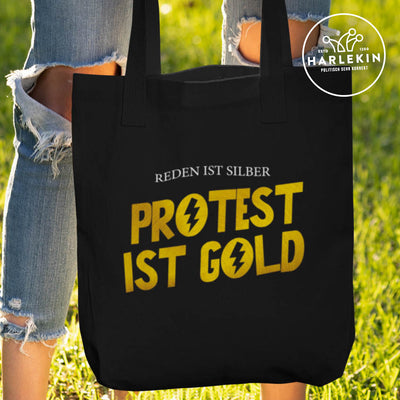 STOFFTASCHE • REDEN IST SILBER, PROTEST IST GOLD