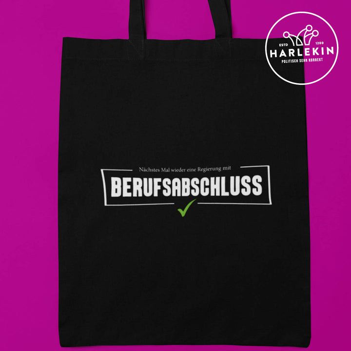 STOFFTASCHE • REGIERUNG MIT BERUFSABSCHLUSS