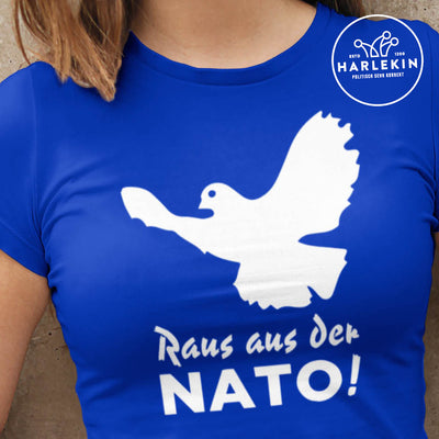 ORGANIC SHIRT MÄDELS • RAUS AUS DER NATO!