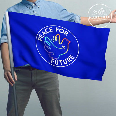 FLAGGE / SCHWENKFAHNE • PEACE FOR FUTURE