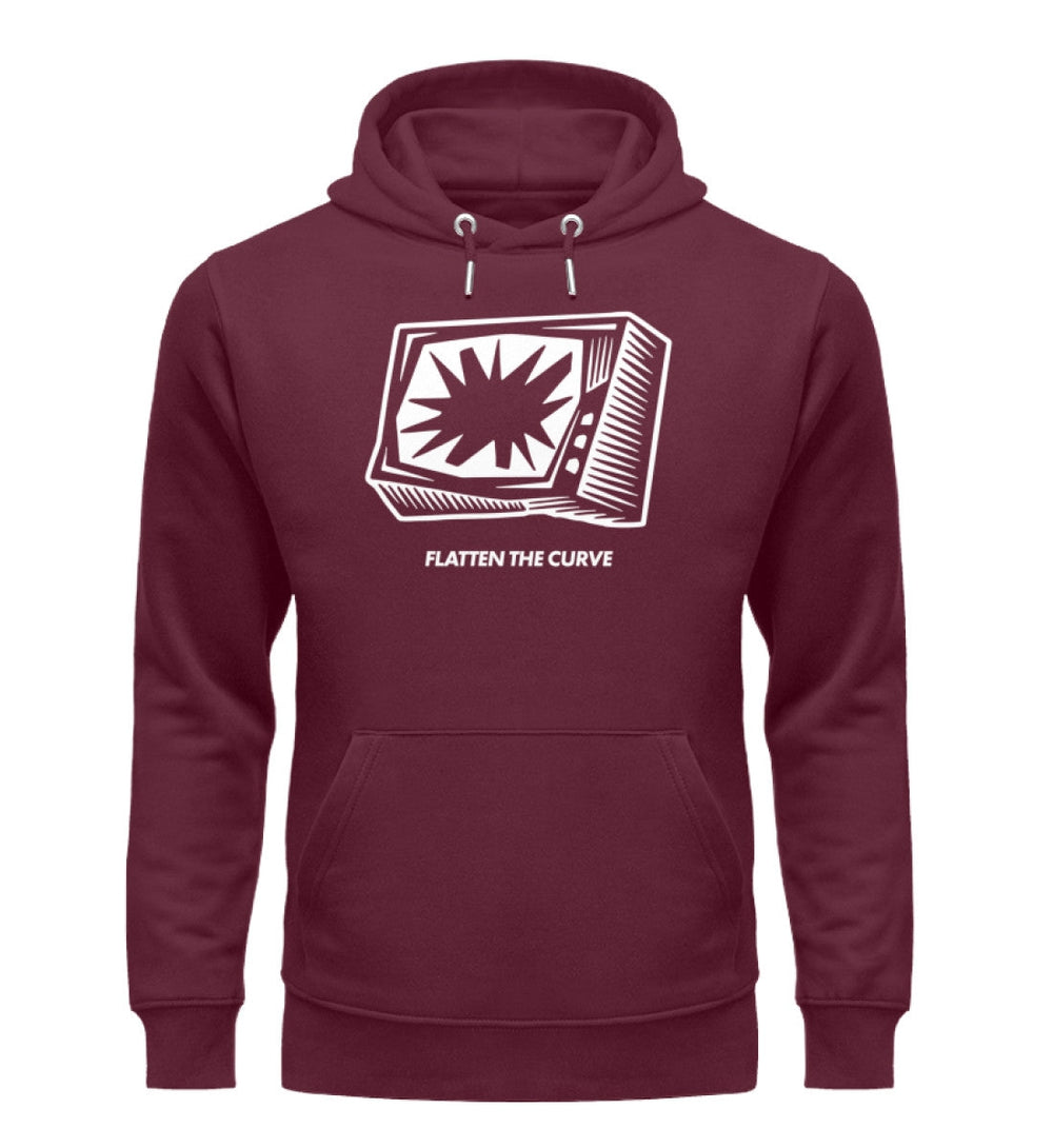 ORGANIC HOODIE BUBEN • FLATTEN THE CURVE-HARLEKINSHOP