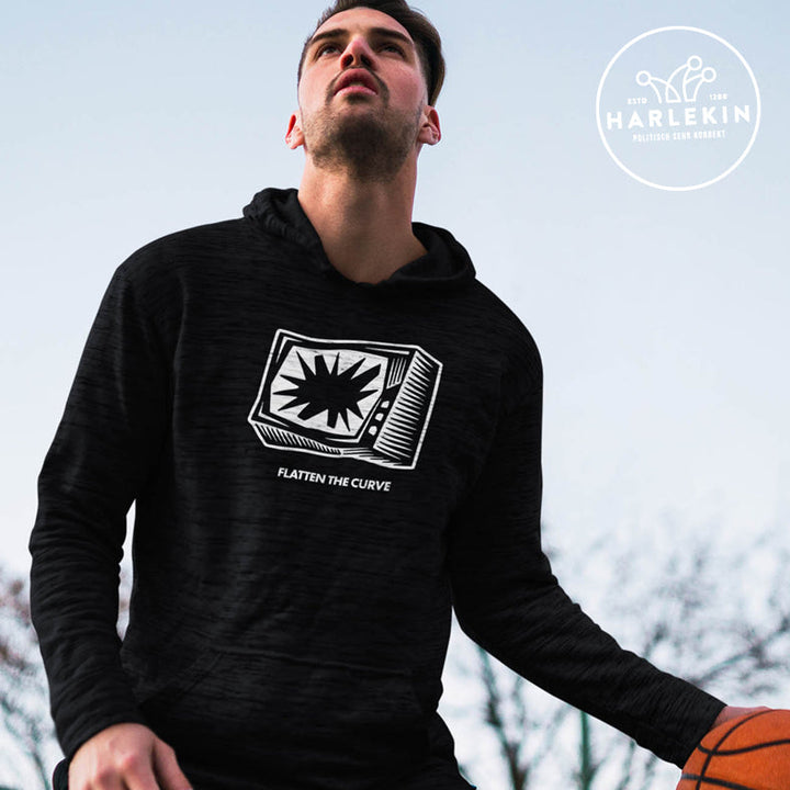ORGANIC HOODIE BUBEN • FLATTEN THE CURVE-HARLEKINSHOP