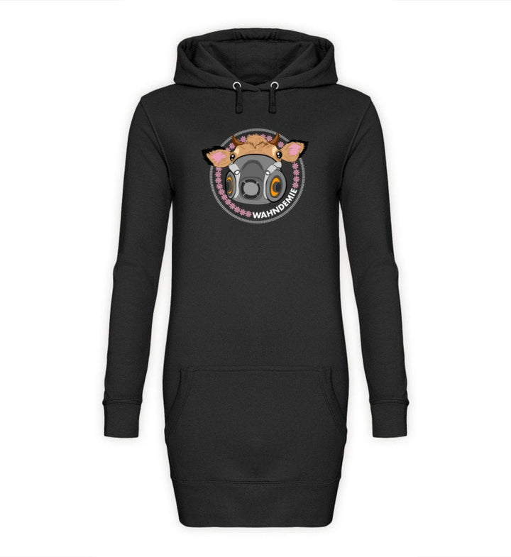 ORGANIC HOODIEKLEID MÄDELS • WAHNDEMIE-HARLEKINSHOP