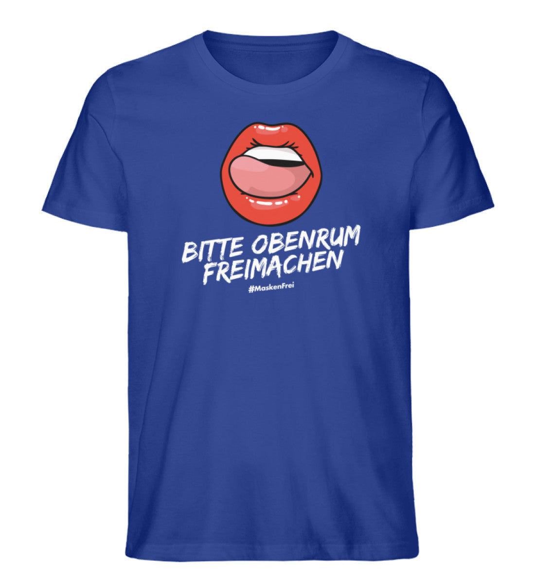 ORGANIC SHIRT BUBEN • BITTE OBENRUM FREIMACHEN / #MASKENFREI-HARLEKINSHOP
