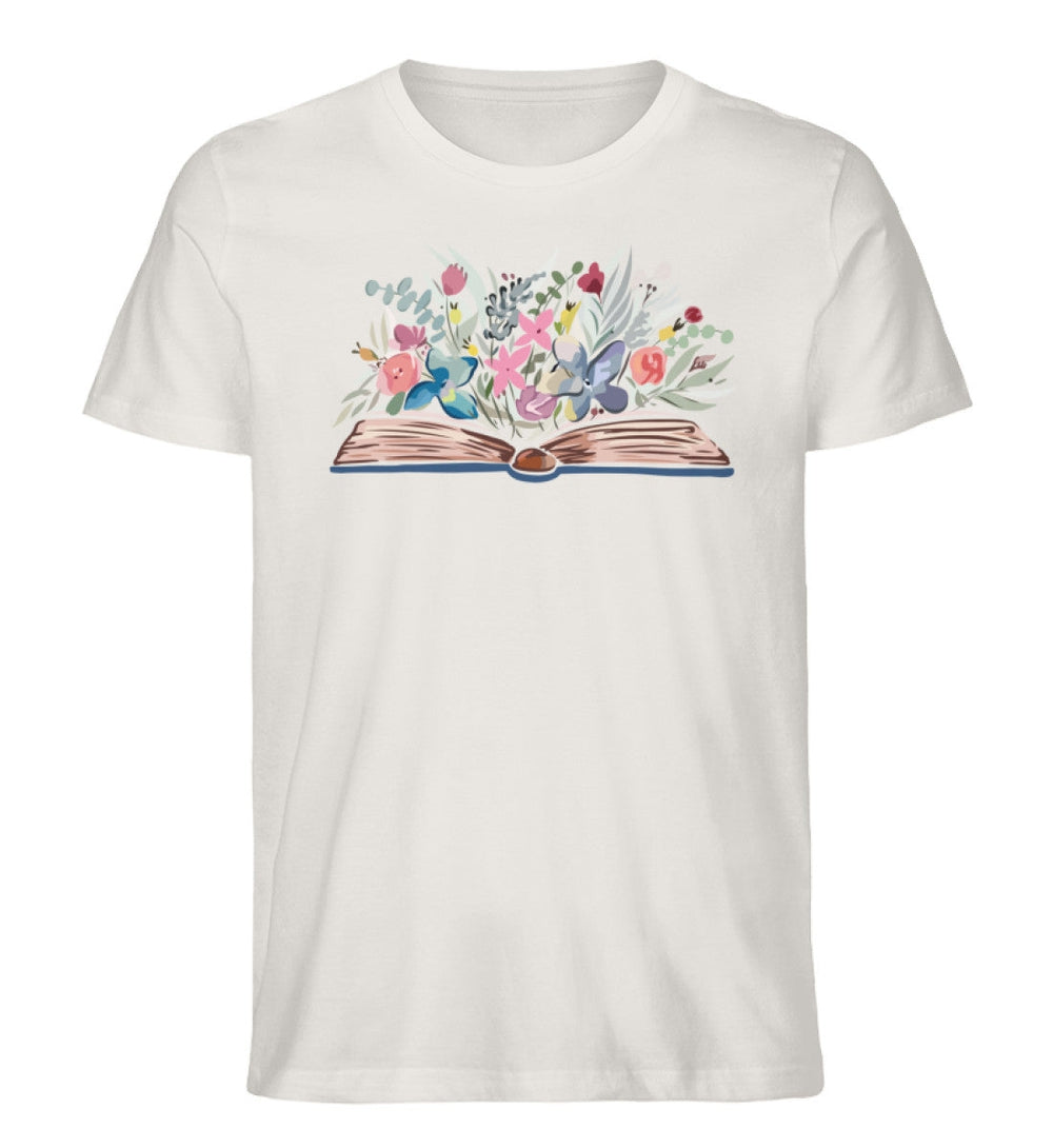 ORGANIC SHIRT BUBEN • BOOKS & FLOWERS-HARLEKINSHOP
