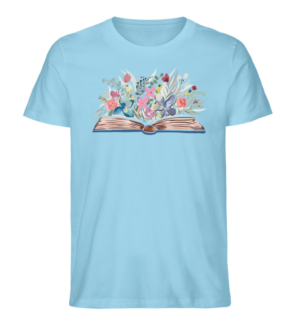 ORGANIC SHIRT BUBEN • BOOKS & FLOWERS-HARLEKINSHOP